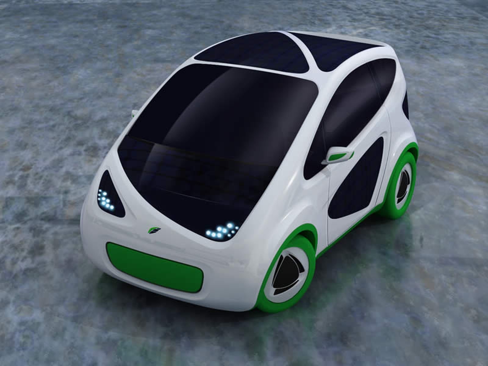 Fiat Phylla concept car con pannelli solari fotovoltaici