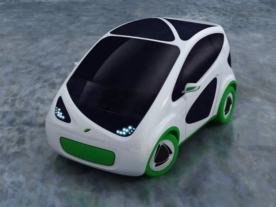 Fiat Phylla concept car con pannelli solari fotovoltaici