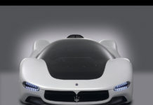 la concept Maserati Birdcage frontale